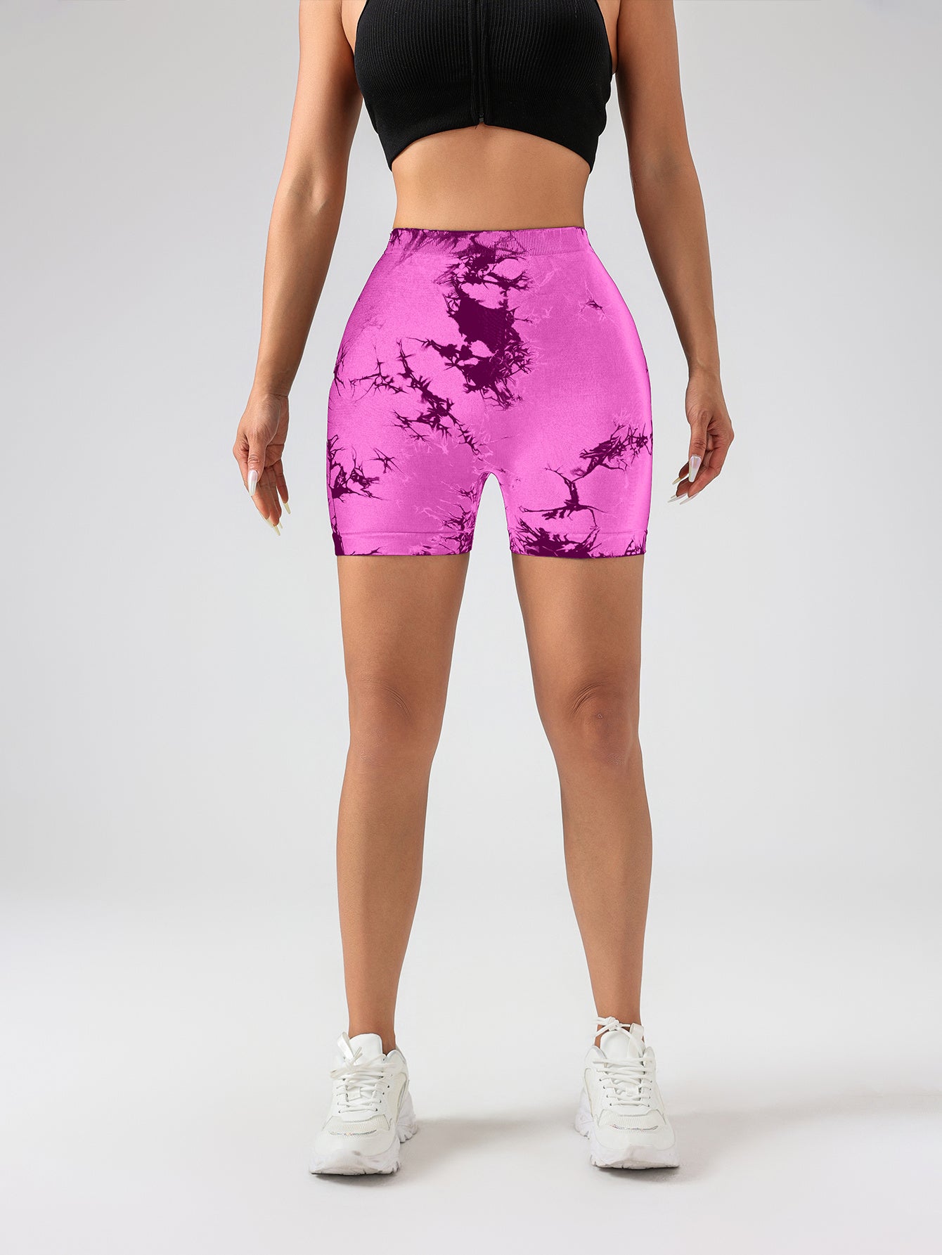 3 PACK Tie Dye Active Wear Shorts