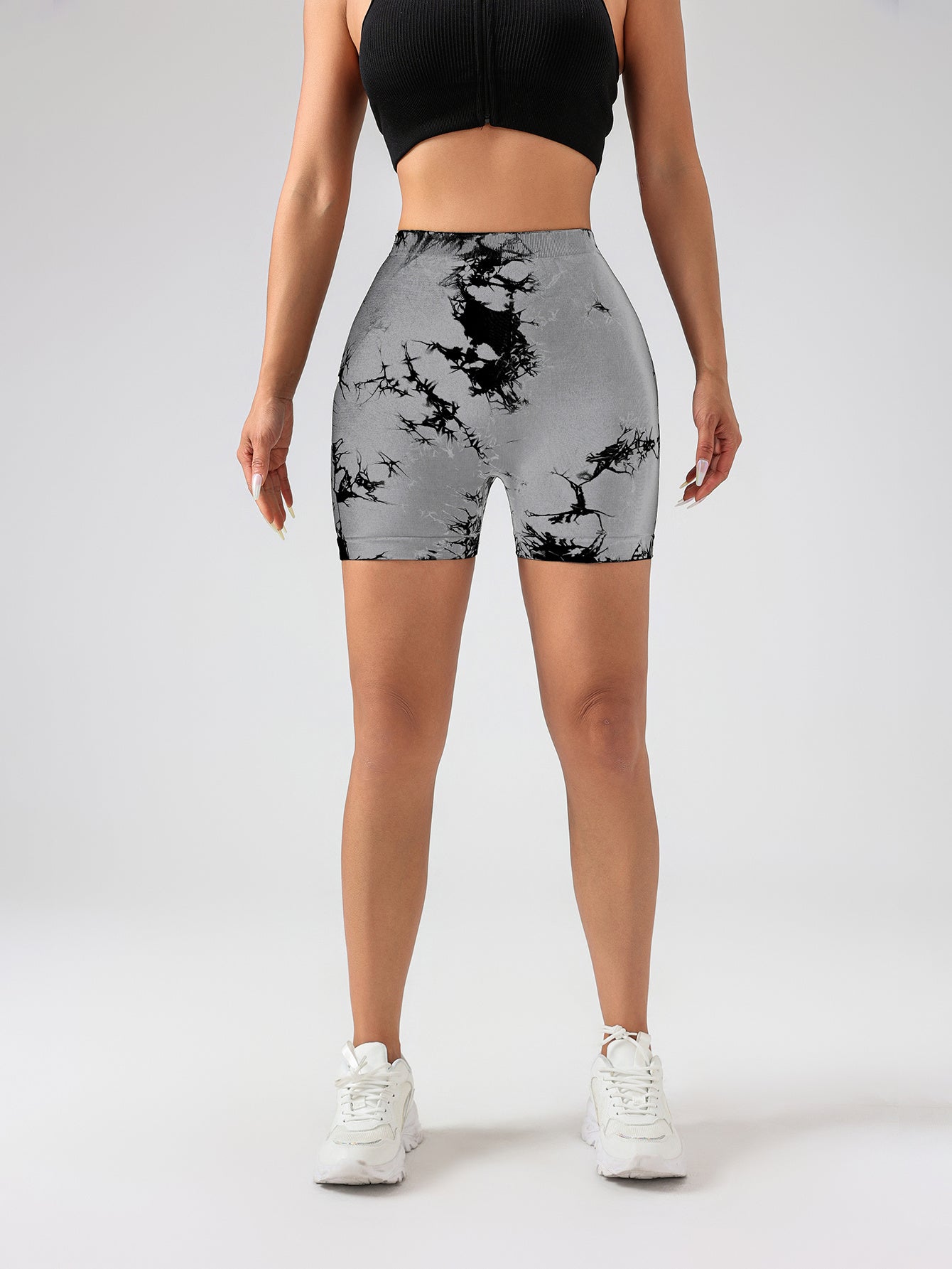 3 PACK Tie Dye Active Wear Shorts