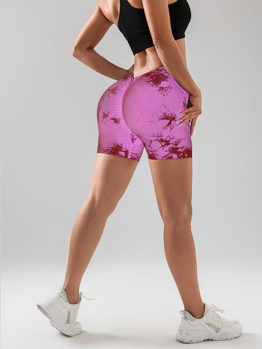 3 PACK Tie Dye Active Wear Shorts