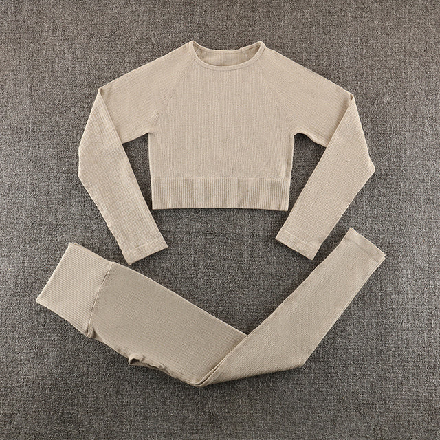 Seamless Yoga Set Sportswear Gym Clothing Workout Clothes