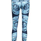 Print patchwork yoga leggings
