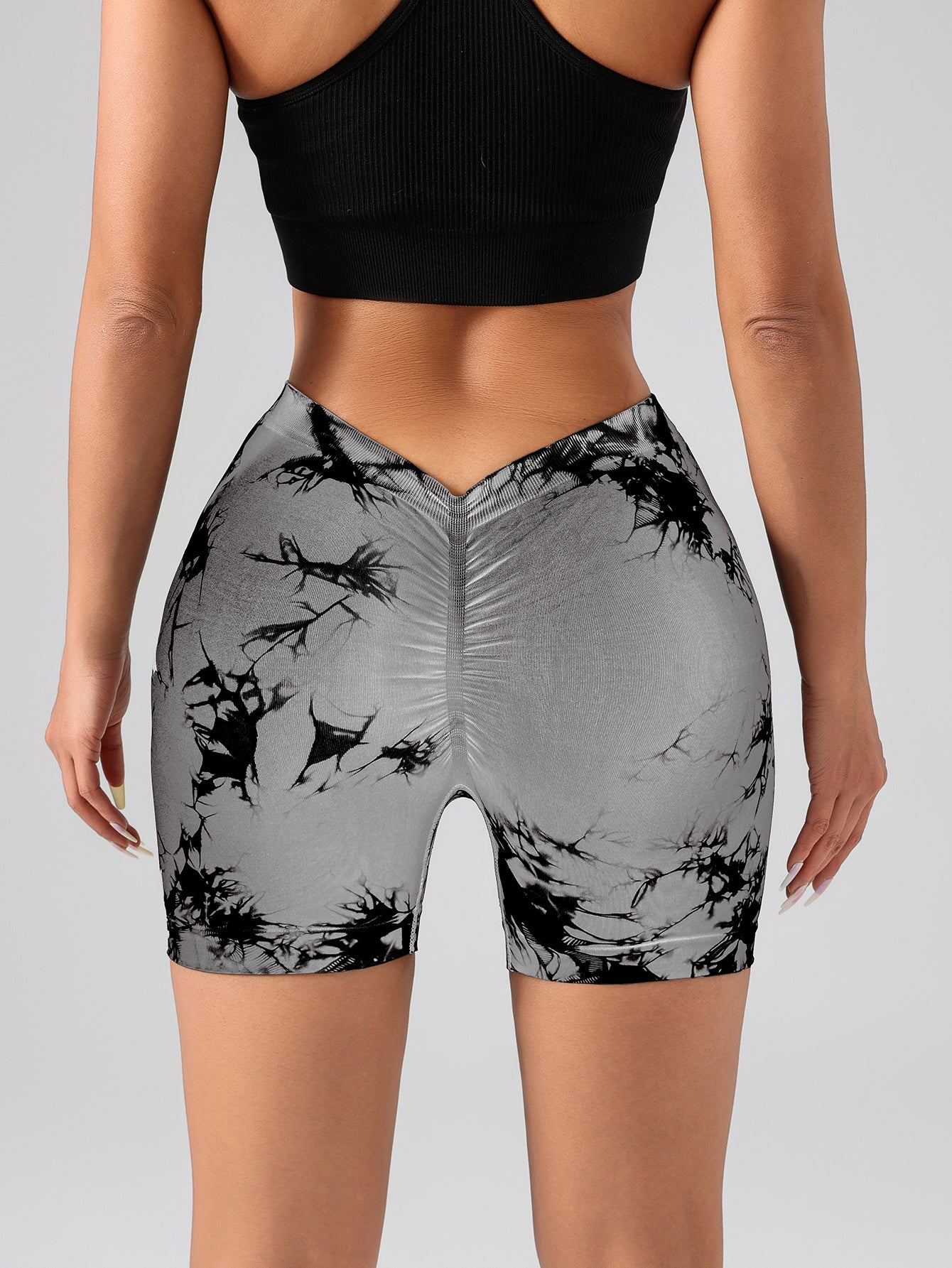 3 PACK Tie Dye Active Wear Shorts