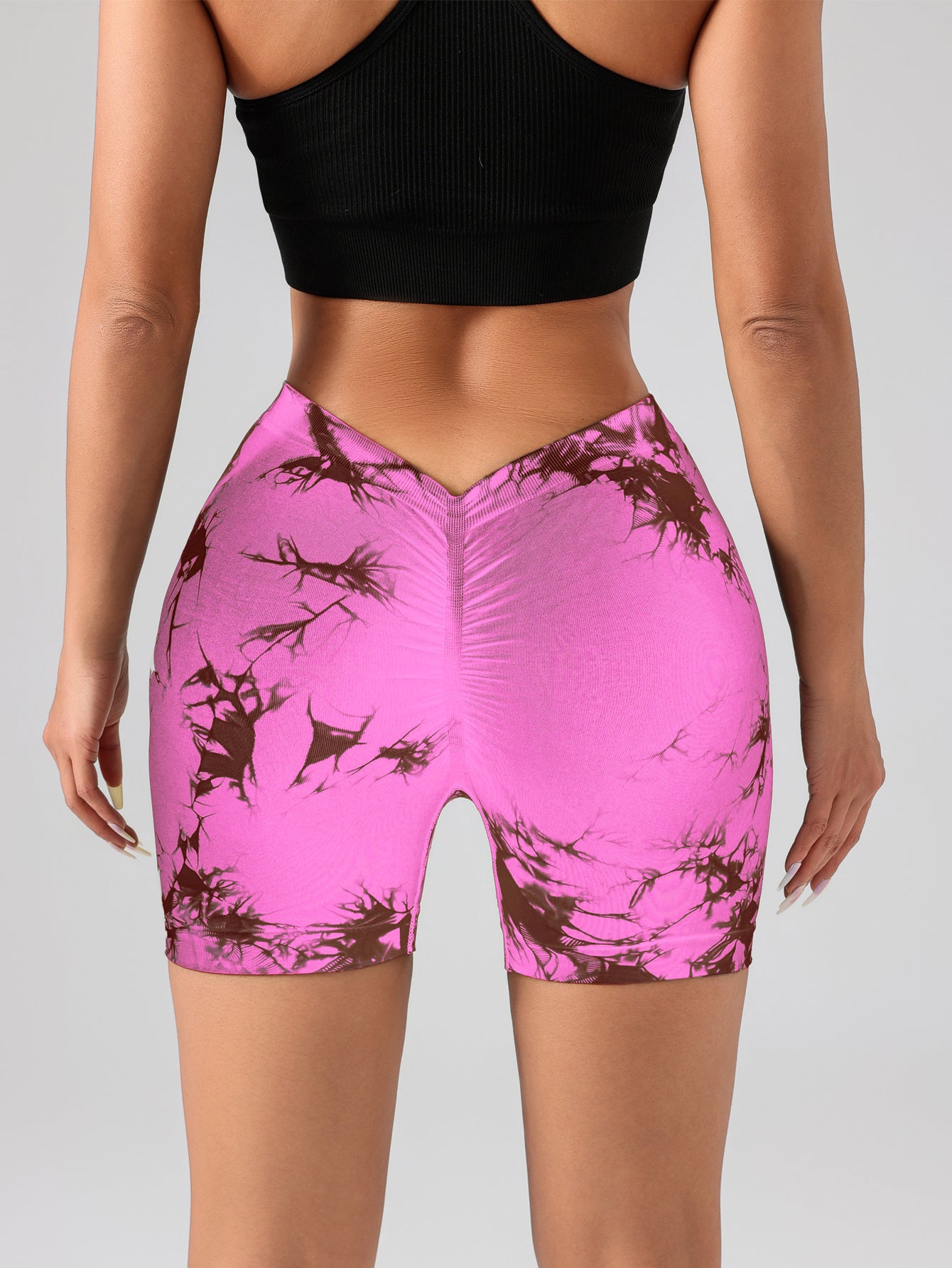 3 PACK Tie Dye Active Wear Shorts